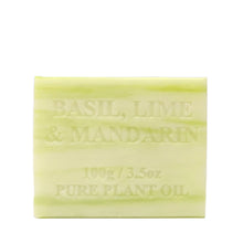 Load image into Gallery viewer, 10x 100g Plant Oil Soap Basil Lime Mandarin Scent - Pure Natural Vegetable Base-2