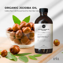 Load image into Gallery viewer, Organic Jojoba Oil - Golden Pure Cold Pressed Seed-1