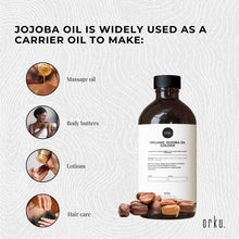 Load image into Gallery viewer, Organic Jojoba Oil - Golden Pure Cold Pressed Seed-2