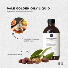 Load image into Gallery viewer, Organic Jojoba Oil - Golden Pure Cold Pressed Seed-4