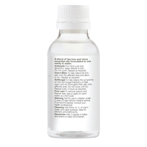 Antifungal Tea Tree & Clove Solution - Water Soluble Essential Oils - 100ml -1