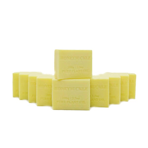 10x 100g Plant Oil Soap Honeysuckle Scent - Pure Vegetable Base-0
