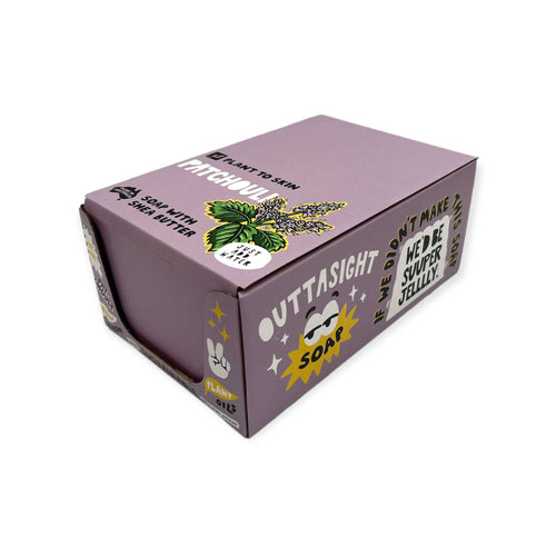 4x 100g Plant Oil Soap Patchouli Scented - Pure Natural Vegetable Bar-0
