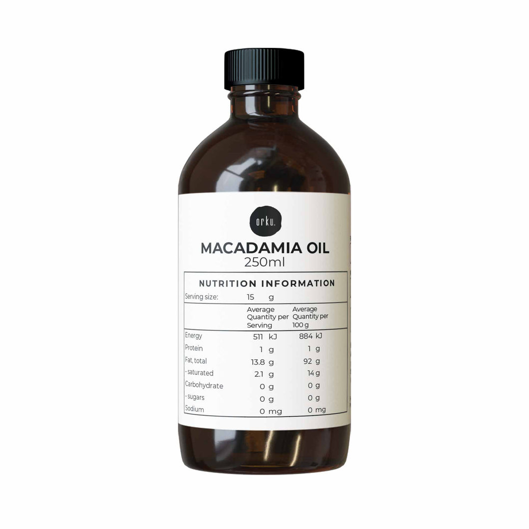 Macadamia Nut Oil - Natural Cold Pressed-1