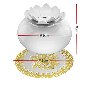 100ml Ceramic Aromatherapy Diffuser - Lotus-1