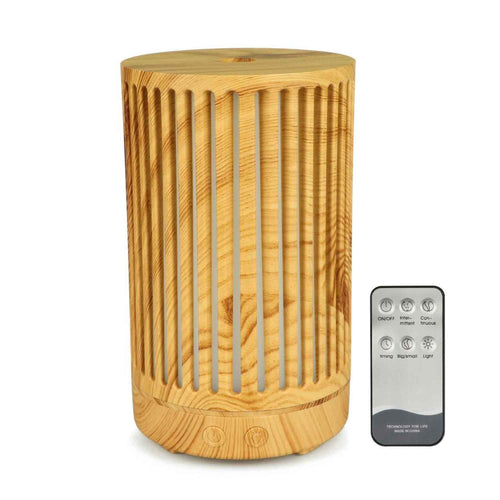 200ml Cylinder Essential Oil Aroma Diffuser with Remote-0