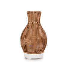 Load image into Gallery viewer, Essential Oil Aroma Diffuser and Remote - 100ml Rattan Vase Mist Humidifier-1

