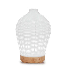 Load image into Gallery viewer, Essential Oil Aroma Diffuser and Remote - 100ml Rattan White Mist Humidifier-1
