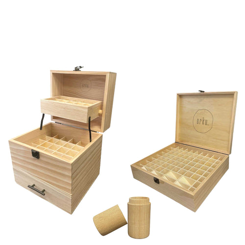Essential Oils Wood Storage Box-0