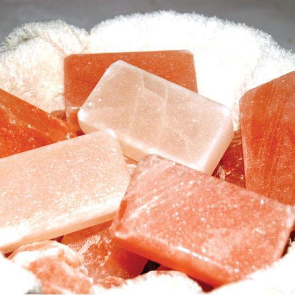 Himalayan Salt Body Soap Bar - Pink or White Natural Cleansing Bath Skin Rock-0