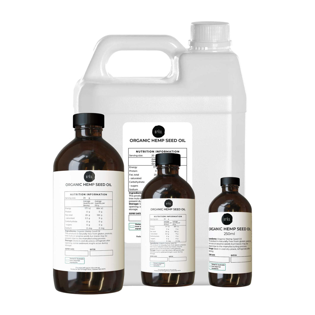 Hemp Seed Oil | Organic Food Grade Healthy Oils-0