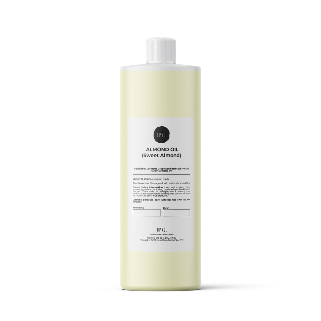 Sweet Almond Carrier Oil - Refined Cosmetic Grade, 100% Pure-0