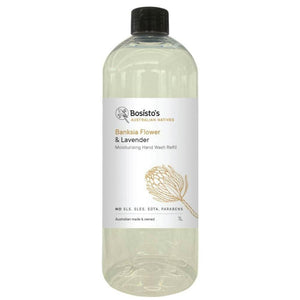 1l Hand Wash Refill - Banksia & Lavender - Moisturising Soap Free Liquid Gel - Aurascent