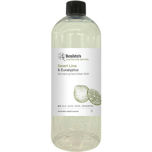 1l Revitalising Soap Free Hand Wash, Lime & Eucalyptus, Liquid Gel, Refill Bottle