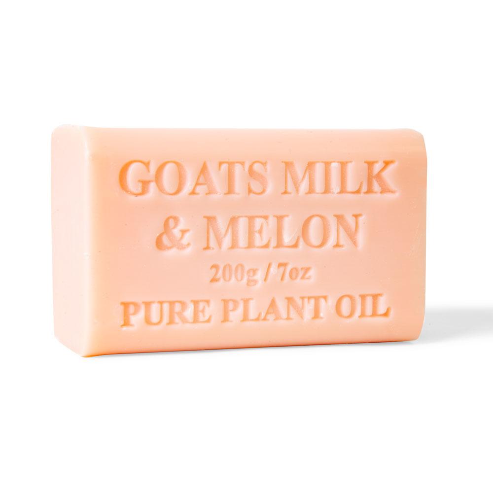 2x 200g Goats Milk & Melon Soap - Pure Natural & Australian