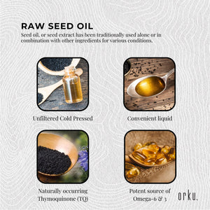 Pure Black Seed Oil - 100% Nigella Sativa Cumin Seed - Unfiltered, Cold Pressed-10