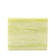Load image into Gallery viewer, 10x 100g Plant Oil Soap Basil Lime Mandarin Scent - Pure Natural Vegetable Base-2
