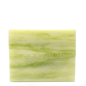 10x 100g Plant Oil Soap Basil Lime Mandarin Scent - Pure Natural Vegetable Base-1