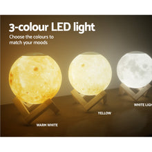 Load image into Gallery viewer, 880ml Essential Oil Aroma Diffuser LED Moon Lamp-5
