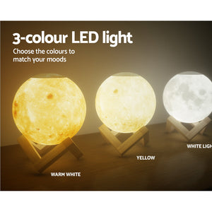 880ml Essential Oil Aroma Diffuser LED Moon Lamp-5