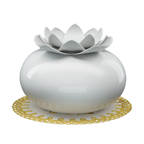 100ml Ceramic Aromatherapy Diffuser - Lotus-0