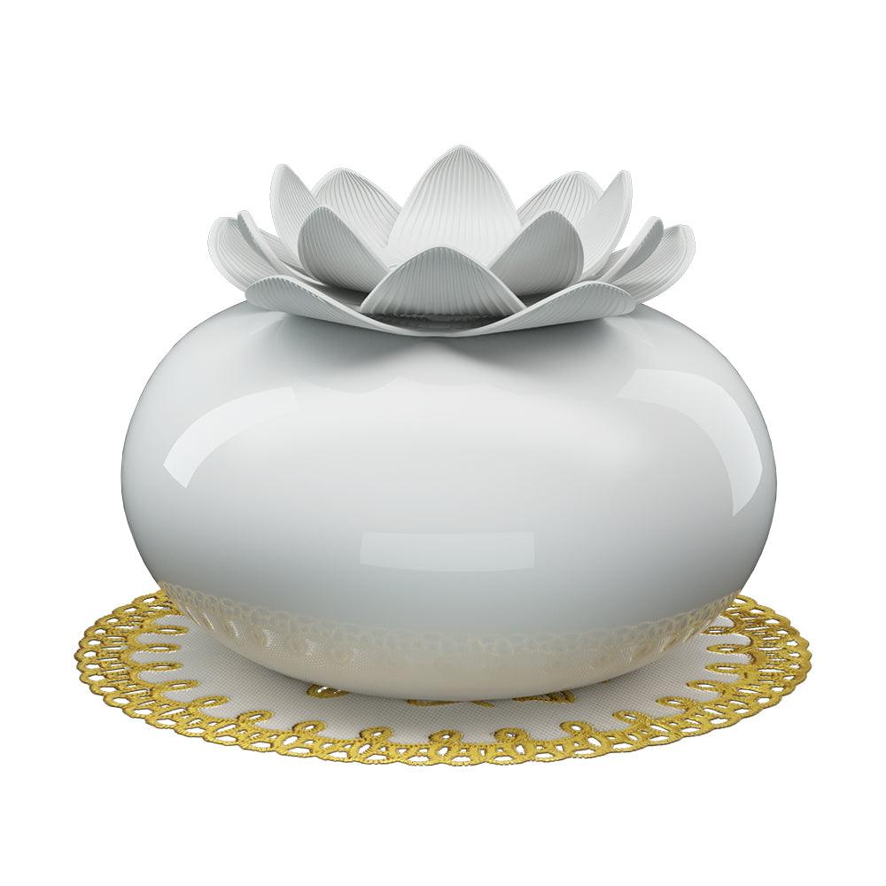 100ml Ceramic Aromatherapy Diffuser - Lotus-0