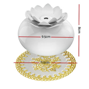 100ml Ceramic Aromatherapy Diffuser - Lotus-1