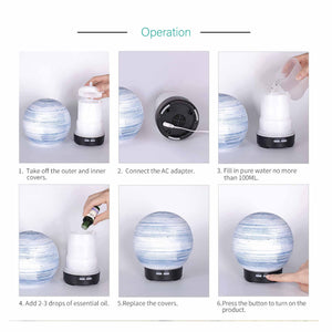 100ml Ceramic Ball Essential Oil Aroma Diffuser - Aurascent