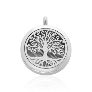 Tree of Life Diffuser Locket Pendant FEP010SR - Aurascent