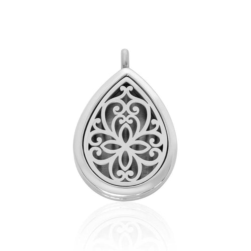 Teardrop Aromatherapy Necklace FEP025SR - Aurascent