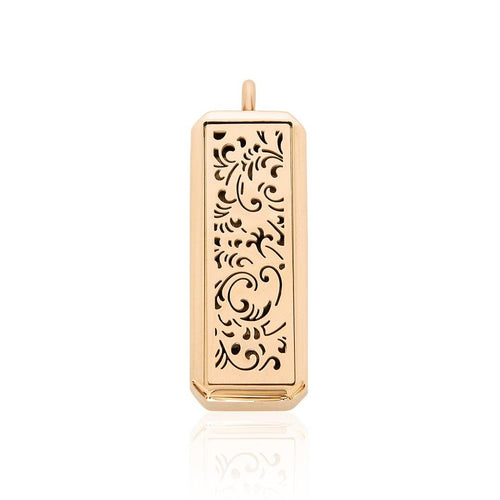 Tendrils Essential Oil Diffuser Locket Pendant FEP031RE - Aurascent