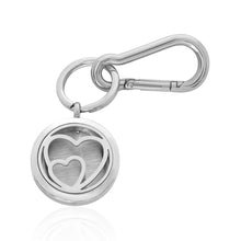 Load image into Gallery viewer, Heart Essential Oil Diffuser Key Chain FKC045SR - Aurascent
