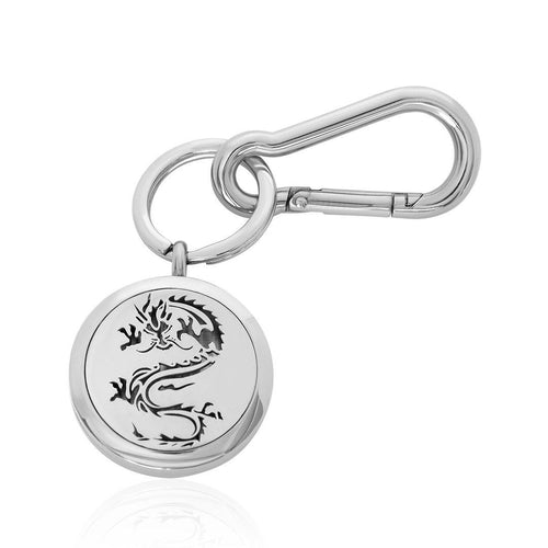 Dragon Essential Oil Diffuser Key Chain FKC046SR - Aurascent