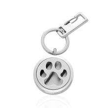 Load image into Gallery viewer, Paw Essential Oil Diffuser Key Chain FKC049SR - Aurascent
