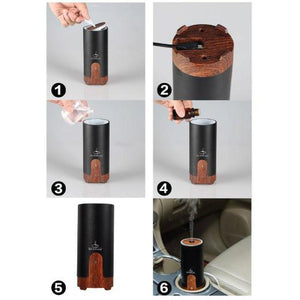 50ml Portable Essential Oil Aroma Diffuser | USB Or Car Lighter Plug