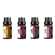 Load image into Gallery viewer, Value Pack Fragrance Oils &quot;Fruitilicious&quot;: Strawberry, Cherry, Mango, Passion Fruit

