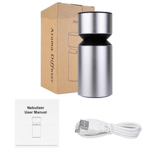 Load image into Gallery viewer, Rechargeable Essential Oil Car Diffuser | Aromatherapy USB Waterless Nebulizer
